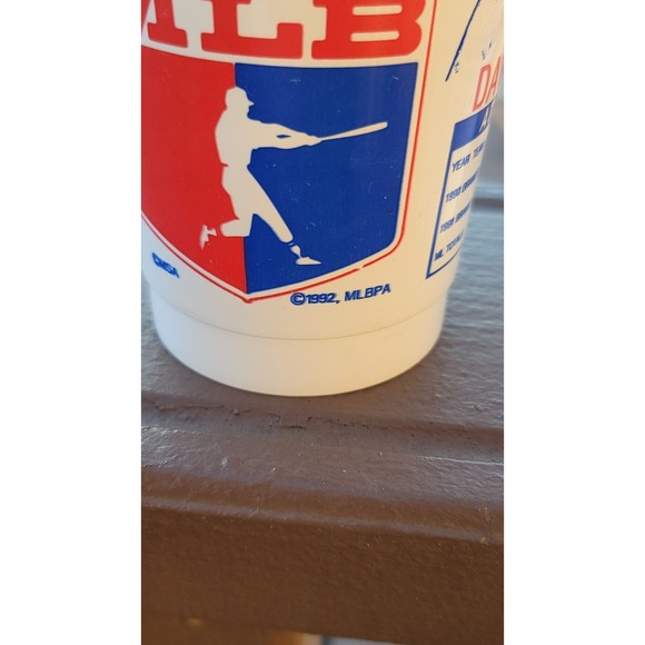 Vtg 1992 MSA Dave Justice Atlanta Braves MLB ICEE Souvenir Cup - Picture 5 of 5